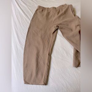 Linen balloon leg Bob pants from StyleARC made by me